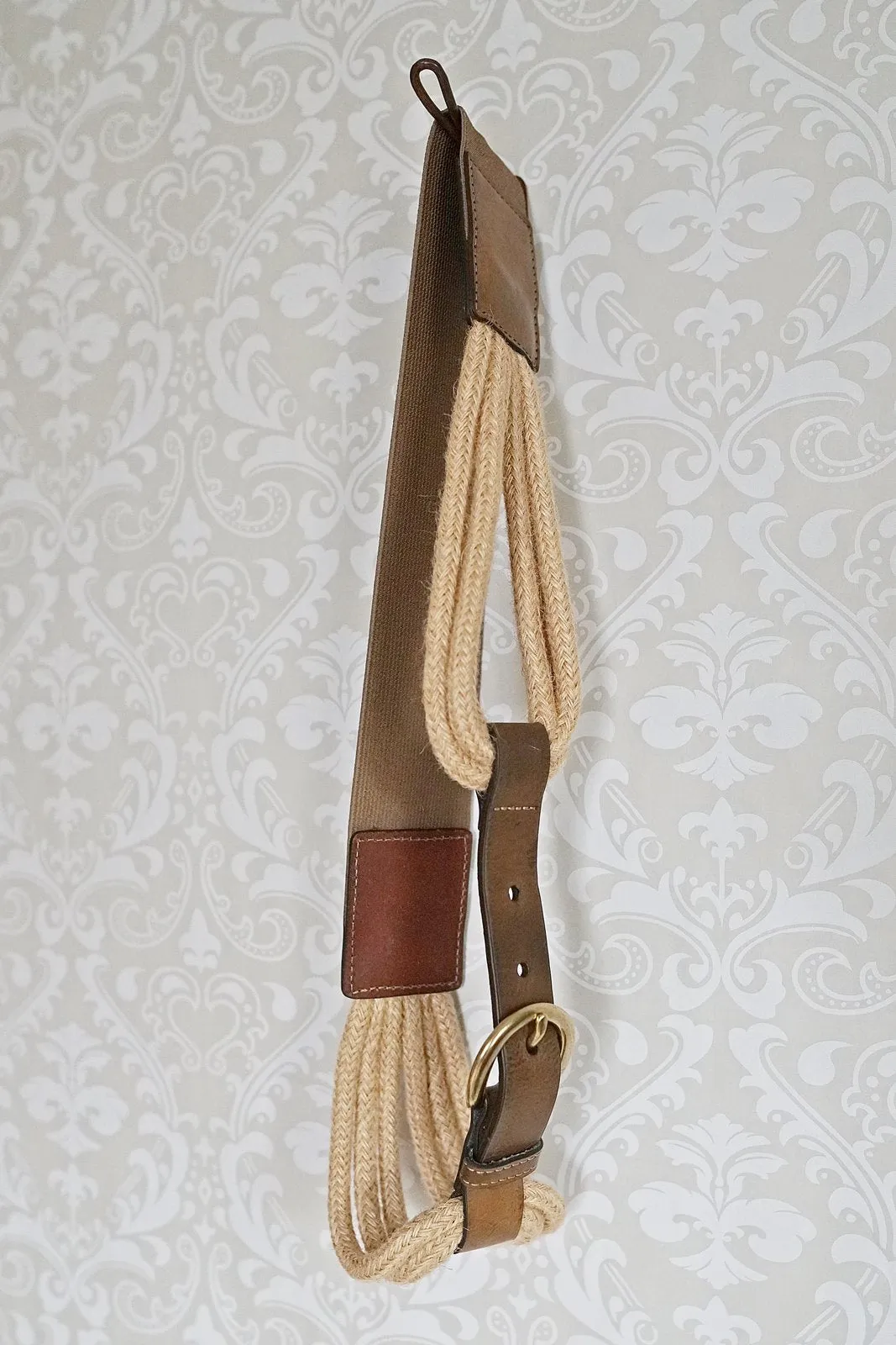 Vintage Rope Loop Leather Belt