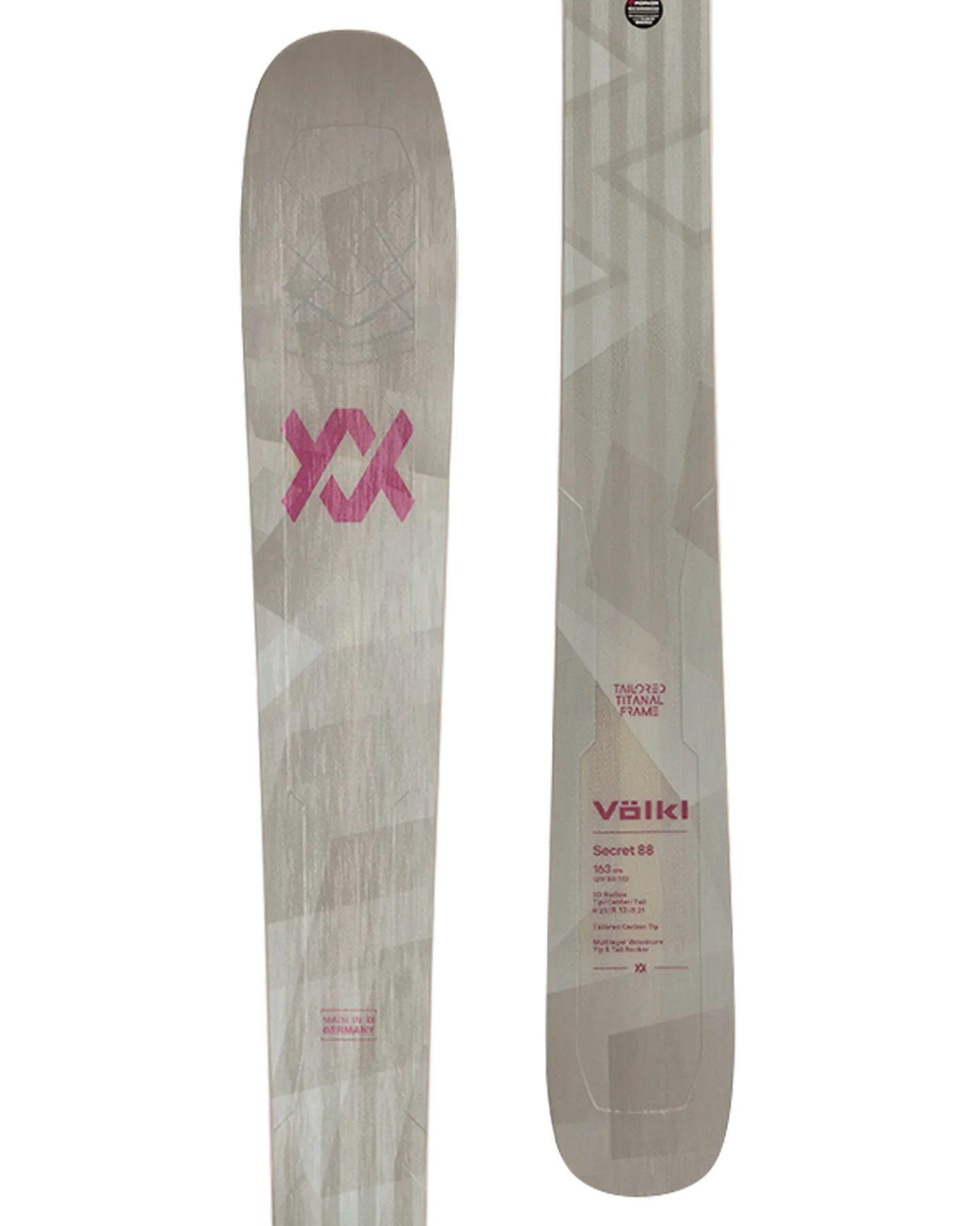 Volkl Secret 88 Flat Snow Skis - 2025