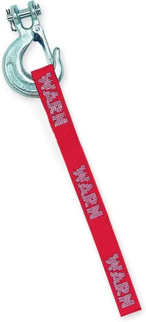 WARN 69645 Hook Strap , Red