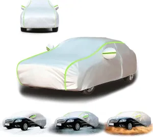 Waterproof All-Weather Car Cover Made for Ligier JS50, Custom Fit, Car Cover Waterproof Zipper & Reflective Strips, Outdoor/Indoor Use h0213h1670