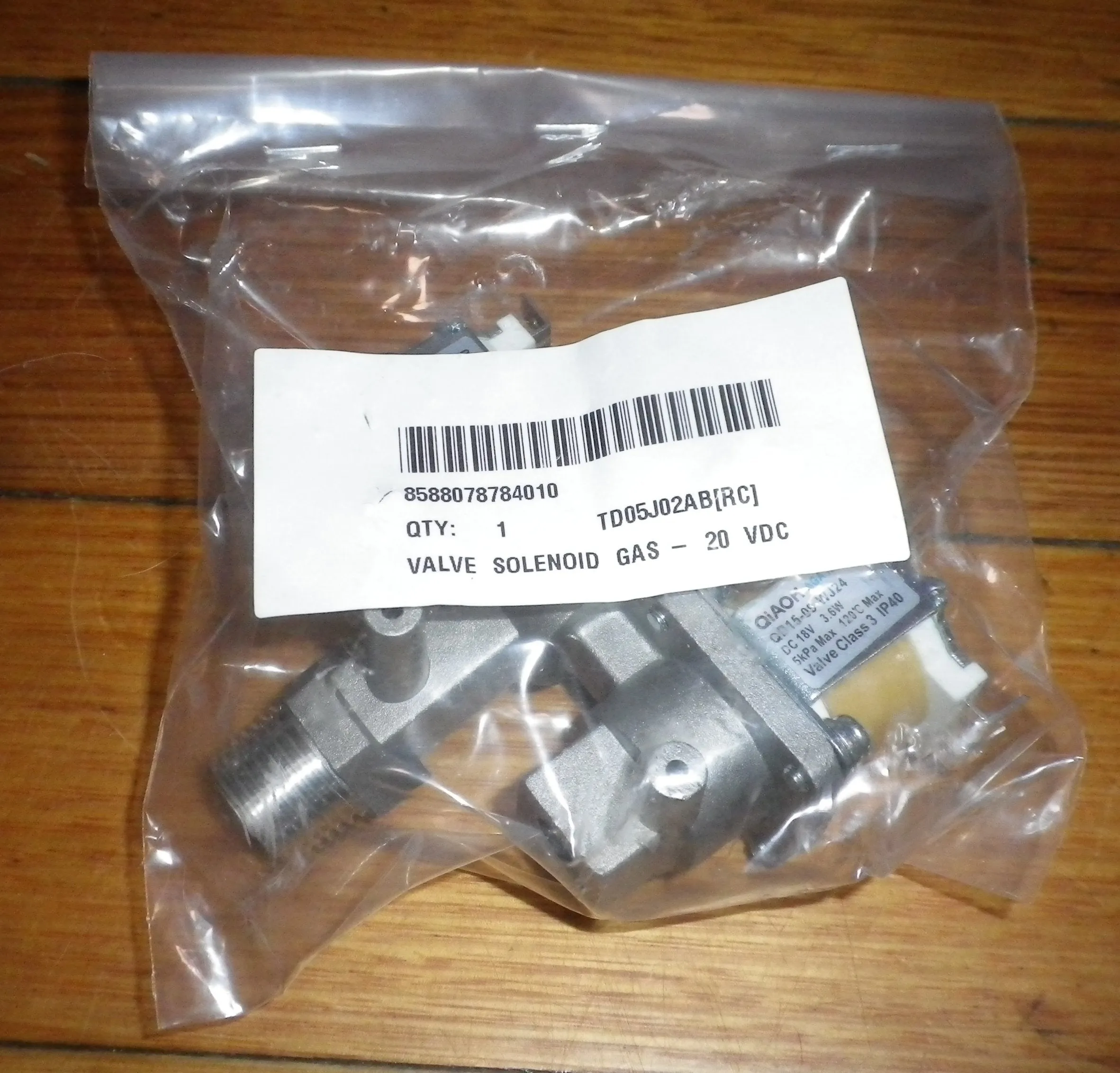 Westinghouse Gas Oven Dual Solenoid Gas Valve - Part # 8588078784010