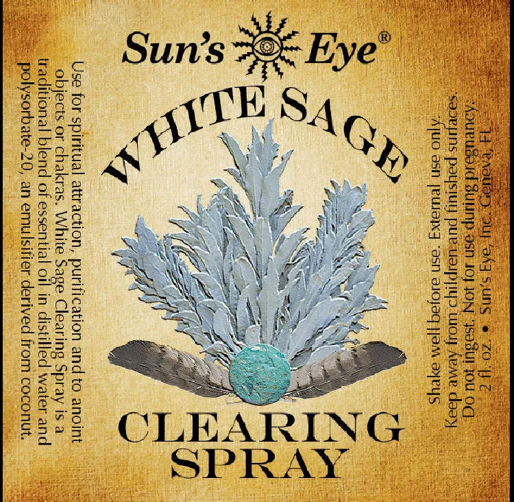 White Sage Clearing Spray // 2 fl oz