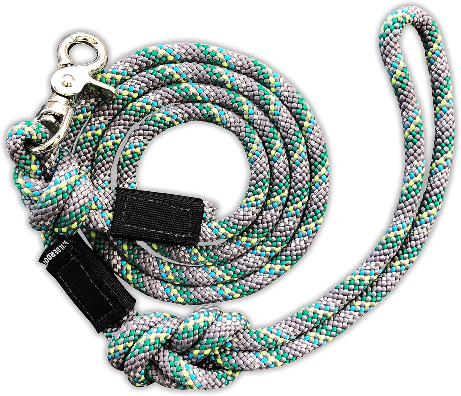 Wilderdog Climbing Rope Quick Clip Dog Leash - 5 ft - Alpine