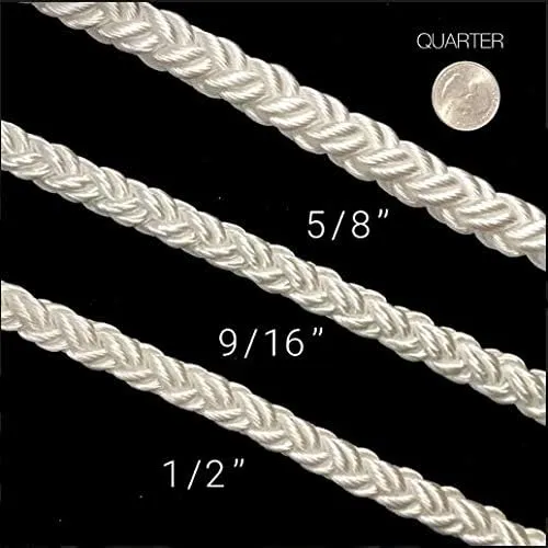 Windlass Anchor Rode 1/2" 8 Plait Nylon Spliced to 15' - 1/4" Galvanized G4 Chain (150')
