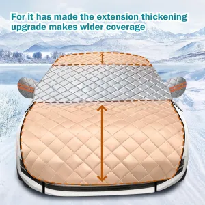 Windshield Cover for Land Range Rove Velar Sport, Car Bonnet Snow Cover Car Windshield Snow and Ice Cover Windshield Snow Cover Winter Frost Hail Car Snow Cover,Front
