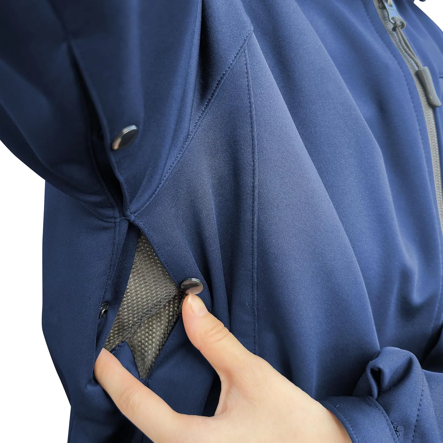 Wulibike Cycling Jackets for Womens Running Jacket Winter Thermal Reflective Hoodie Windproof Coat With 6 Pockets