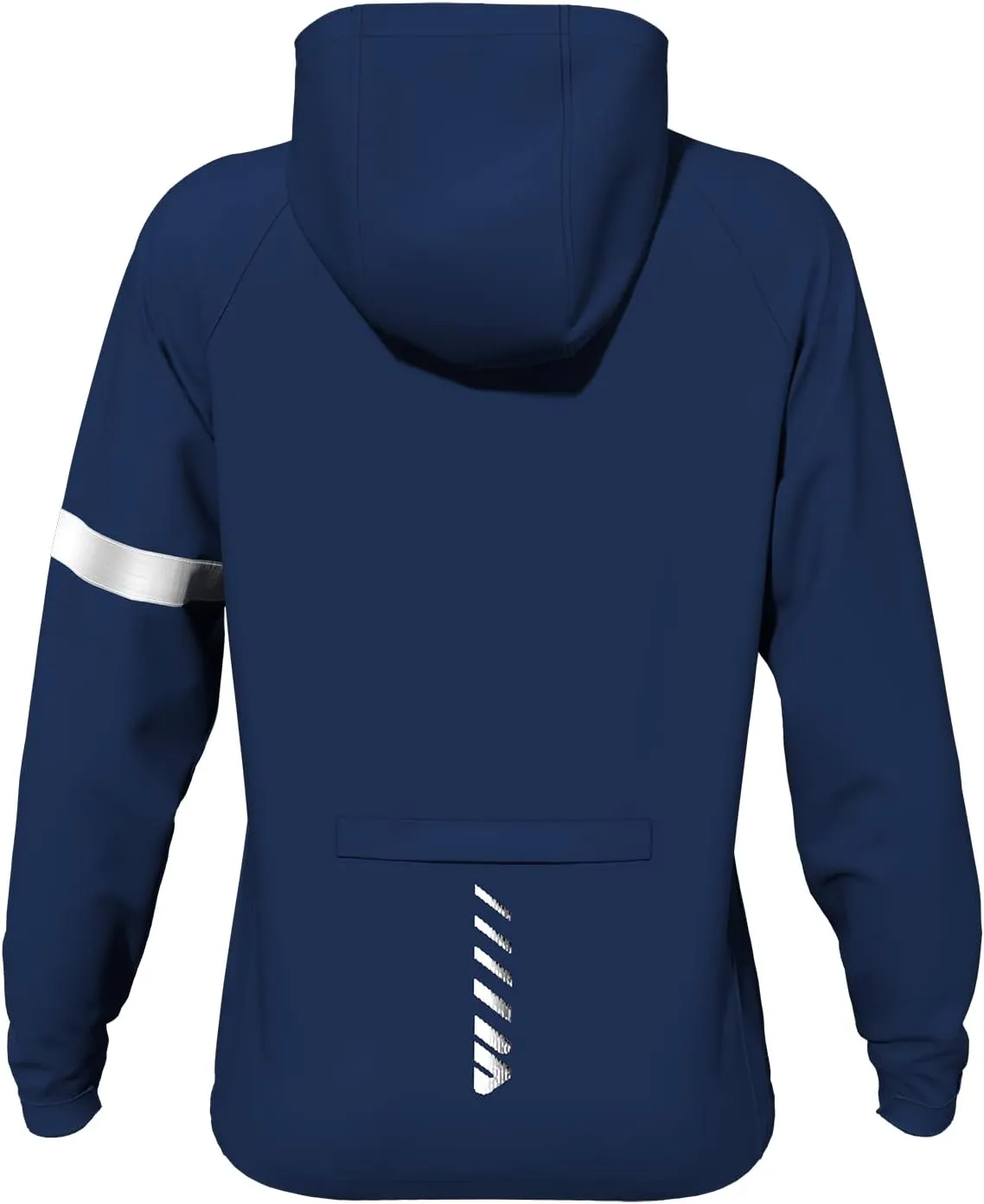 Wulibike Cycling Jackets for Womens Running Jacket Winter Thermal Reflective Hoodie Windproof Coat With 6 Pockets