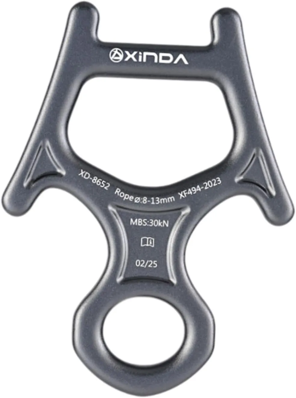 Yiju 30kN 8 Figure Descender for Climbing and Rappelling Gear
