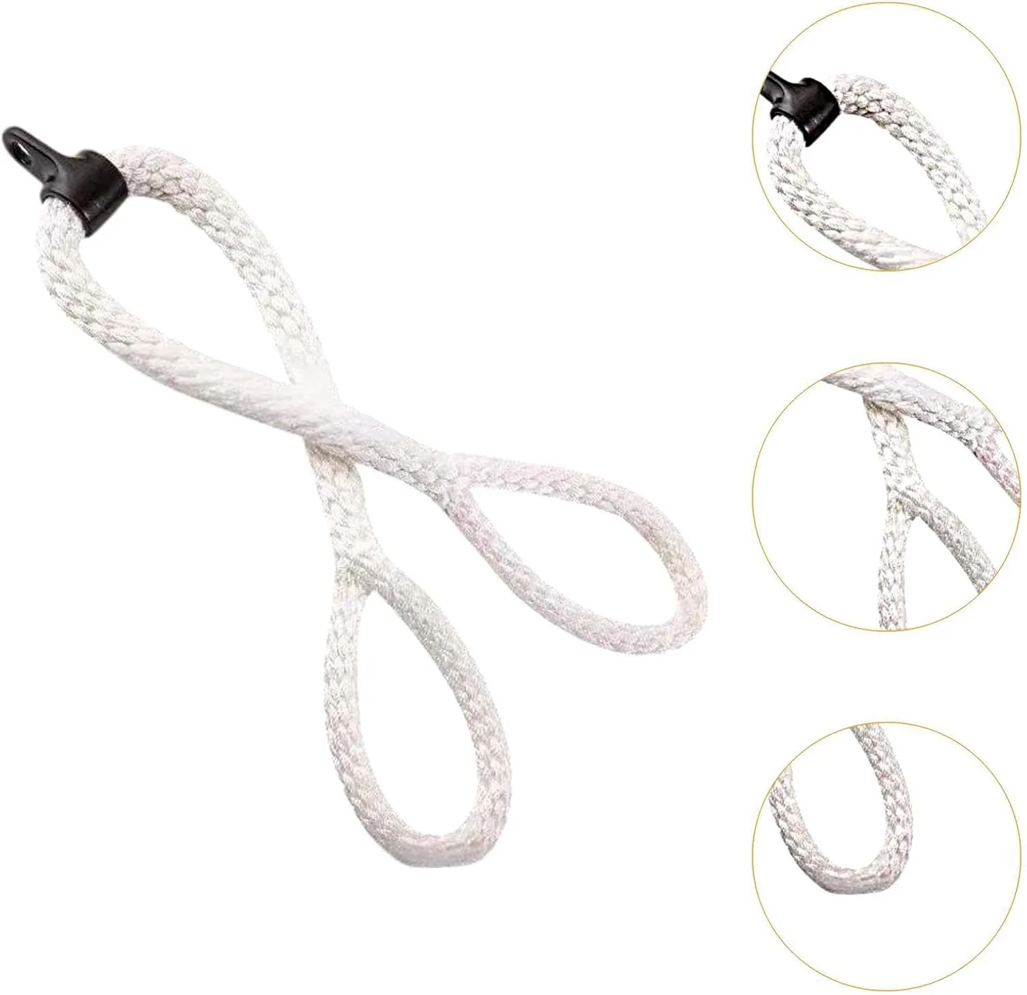 Yiju Pulley System Gym Pull Down Rope Versatile Ergonomic for Better Grip Strength Sturdy Accessories Braided Nylon