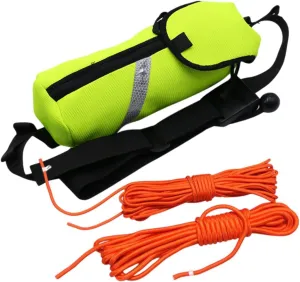 Yiju Water Sports Throw Bag Emergency Sports Rope Multifunction Portable Throwable Flotation Device Throw Line for Kayak Surfing