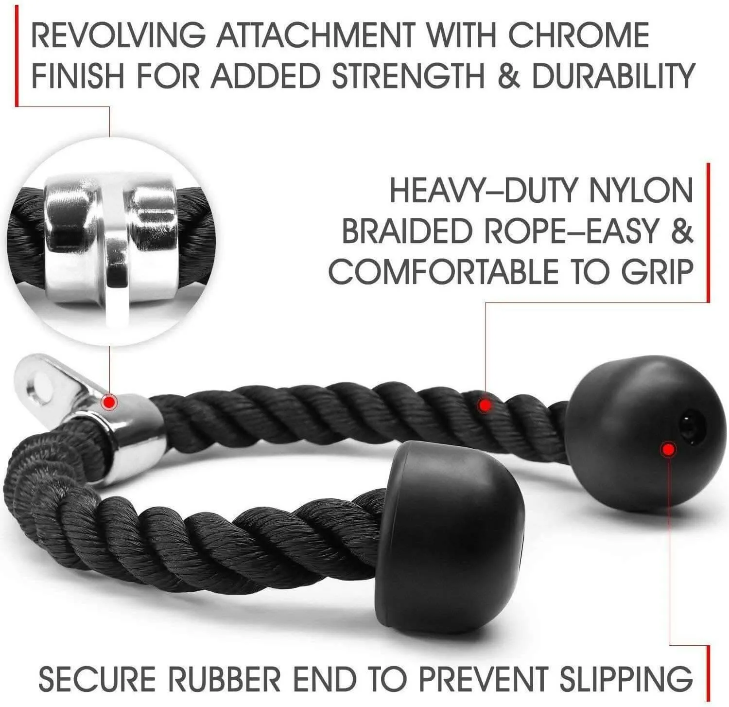 YOGPRO Nylon Triceps Muscle Training Rope