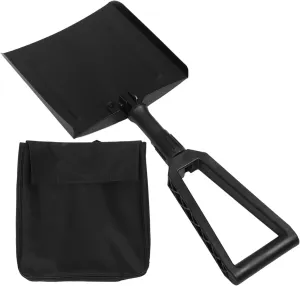 Zerodeko Auto Emergency Shovel Extendable Handle Metal Folding Winter Car Spade Storage Bag for Driveway Patio
