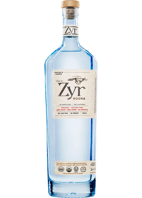 Zyr Organic Vodka 750ml